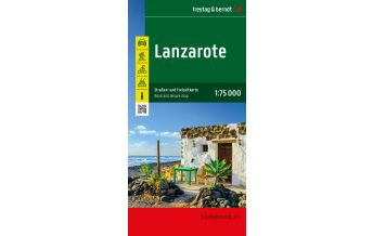 f&b Straßenkarten Lanzarote, Straßen- und Freizeitkarte 1:75.000, freytag & berndt Freytag-Berndt und Artaria
