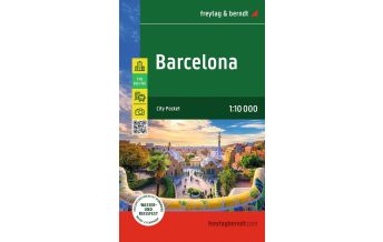 Stadtpläne Barcelona, Stadtplan 1:10.000, freytag & berndt KOMPASS freytag & berndt