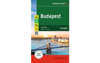 Stadtpläne Budapest, Stadtplan 1:10.000, freytag & berndt KOMPASS freytag & berndt