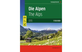 Road Maps Austria Die Alpen, Autoatlas 1:150.000, freytag & berndt Freytag-Berndt und Artaria