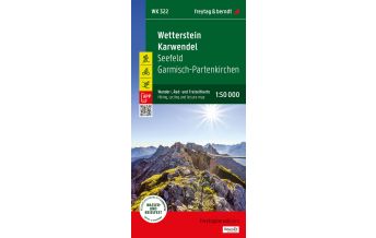 Hiking Maps Austria Wetterstein - Karwendel, Wander-, Rad- und Freizeitkarte 1:50.000, freytag & berndt, WK 322 Freytag-Berndt und Artaria