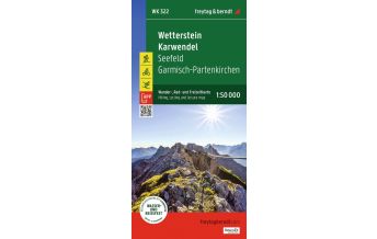 Wanderkarten Österreich Wetterstein - Karwendel, Wander-, Rad- und Freizeitkarte 1:50.000, freytag & berndt, WK 322 KOMPASS freytag & berndt