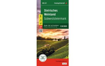 Wanderkarten Steiermark Steirisches Weinland, Wander-, Rad- und Freizeitkarte 1:50.000, freytag & berndt, WK 411 KOMPASS freytag & berndt