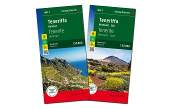 f&b Wanderkarten Teneriffa, Wanderkarten-Set 1:50.000, freytag & berndt Freytag-Berndt und Artaria