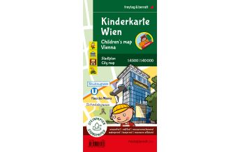 f&b City Maps Kinderkarte Wien, Stadtplan 1:40.000, freytag & berndt Freytag-Berndt und Artaria
