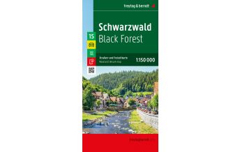 Road Maps Germany Schwarzwald, Straßen- und Freizeitkarte 1:150.000, freytag & berndt Freytag-Berndt und Artaria