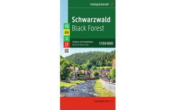 Straßenkarten Deutschland Schwarzwald, Straßen- und Freizeitkarte 1:150.000, freytag & berndt KOMPASS freytag & berndt