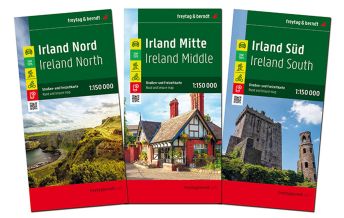 Straßenkarten Irland Irland, Straßen- und Freizeitkarten-Set 1:150.000, freytag & berndt KOMPASS freytag & berndt