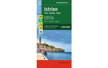 Straßenkarten Slowenien Istrien, Straßen- und Freizeitkarte 1:100.000, freytag & berndt KOMPASS freytag & berndt
