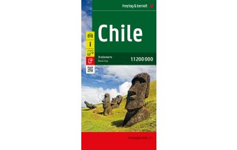 f&b Straßenkarten 
Chile, Straßenkarte 1:1.200.000, freytag & berndt Freytag-Berndt und Artaria