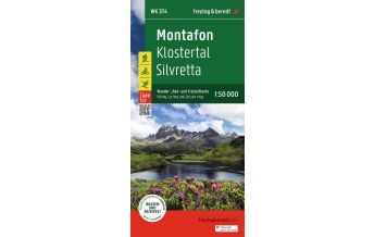 Wanderkarten Österreich Montafon, Wander-, Rad- und Freizeitkarte 1:50.000, freytag & berndt, WK 374 KOMPASS freytag & berndt