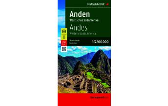 Reise Anden - Westliches Südamerika, Straßenkarte 1:3.200.000, freytag & berndt KOMPASS freytag & berndt