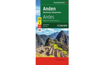 Reise Anden - Westliches Südamerika, Straßenkarte 1:3.200.000, freytag & berndt KOMPASS freytag & berndt