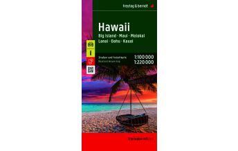 Travel Hawaii, Straßen- und Freizeitkarte 1:100.000 / 1:220.000, freytag & berndt Freytag-Berndt und Artaria