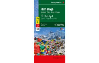 Straßenkarten Asien Himalaja, Straßenkarte 1:1.100.000, freytag & berndt Freytag-Berndt und Artaria