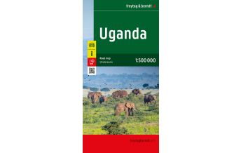 Road Maps Africa 
Uganda, Straßenkarte 1:500.000, freytag & berndt Freytag-Berndt und Artaria