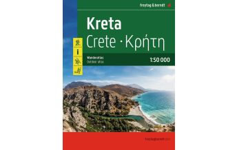 Wanderkarten Kreta Kreta, Wanderatlas 1:50.000 KOMPASS freytag & berndt