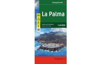 Straßenkarten La Palma, Straßen- und Freizeitkarte 1:40.000, freytag & berndt KOMPASS freytag & berndt