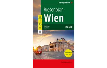 f&b Stadtpläne Wien, Riesenplan, Städteatlas 1:12.500, freytag & berndt Freytag-Berndt und Artaria