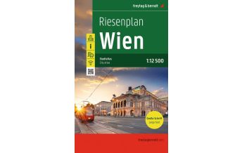 City Maps Wien, Riesenplan, Städteatlas 1:12.500, freytag & berndt Freytag-Berndt und Artaria