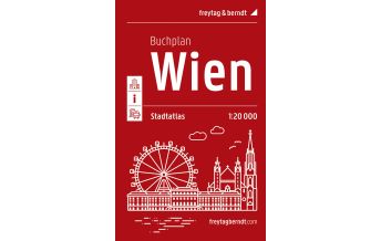 f&b City Maps Wien, Buchplan, Städteatlas 1:20.000, freytag & berndt Freytag-Berndt und Artaria