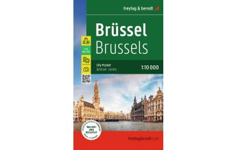 Stadtpläne Brüssel, Innenstadtplan 1:10.000, freytag & berndt KOMPASS freytag & berndt
