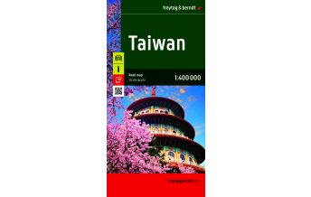 Straßenkarten Asien Taiwan, Straßenkarte 1:400.000, freytag & berndt KOMPASS freytag & berndt