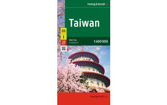 Straßenkarten Asien Taiwan, Straßenkarte 1:400.000, freytag & berndt KOMPASS freytag & berndt