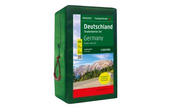 f&b Straßenkarten Deutschland, Straßenkarten-Set 1:200.000, 2026/2027, freytag & berndt Freytag-Berndt und Artaria