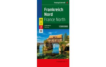 Straßenkarten Frankreich Frankreich Nord, Straßenkarte 1:500.000, freytag & berndt KOMPASS freytag & berndt