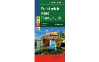 Straßenkarten Frankreich Frankreich Nord, Straßenkarte 1:500.000, freytag & berndt KOMPASS freytag & berndt