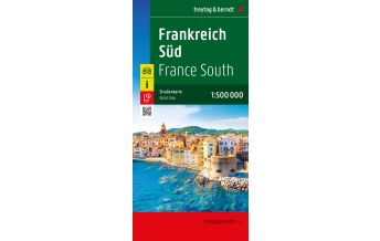 Straßenkarten Frankreich Frankreich Süd, Straßenkarte 1:500.000, freytag & berndt KOMPASS freytag & berndt