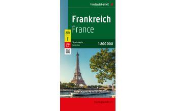 f&b Straßenkarten Frankreich, Straßenkarte 1:800.000, freytag & berndt Freytag-Berndt und Artaria