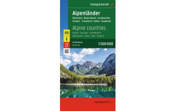 Straßenkarten Alpenländer, Straßenkarte 1:500.000, freytag & berndt KOMPASS freytag & berndt
