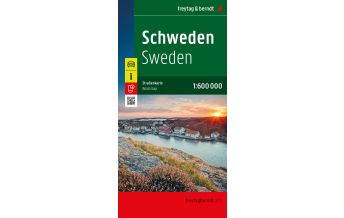 Road Maps Schweden, Straßenkarte 1:600.000, freytag & berndt Freytag-Berndt und Artaria