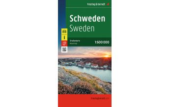Straßenkarten Schweden, Straßenkarte 1:600.000, freytag & berndt KOMPASS freytag & berndt