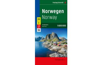 Road Maps Norway Norwegen, Straßenkarte 1:600.000, freytag & berndt Freytag-Berndt und Artaria