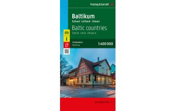 f&b Straßenkarten Baltikum, Autokarte 1:400.000, freytag & berndt Freytag-Berndt und Artaria