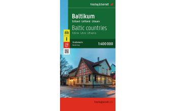 Road Maps Baltic states Baltikum, Autokarte 1:400.000, freytag & berndt Freytag-Berndt und Artaria
