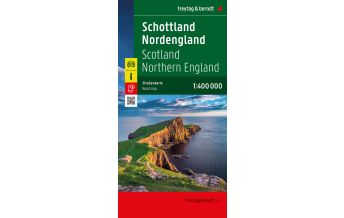 Straßenkarten Großbritannien Schottland - Nordengland, Autokarte 1:400.000, freytag & berndt KOMPASS freytag & berndt