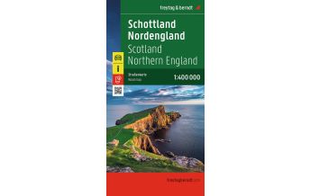 Straßenkarten Großbritannien Schottland - Nordengland, Autokarte 1:400.000, freytag & berndt KOMPASS freytag & berndt