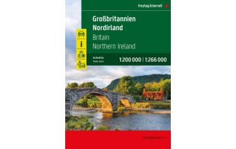 Road Maps United Kingdom Großbritannien - Nordirland, Autoatlas 1:200.000 - 1:266.000, freytag & berndt Freytag-Berndt und Artaria