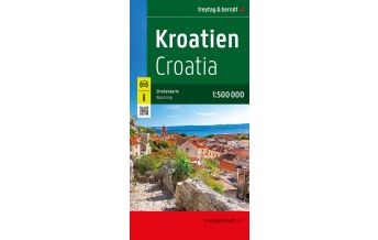 f&b Straßenkarten Kroatien, Straßenkarte 1:500.000, freytag & berndt Freytag-Berndt und Artaria