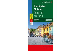 f&b Straßenkarten Rumänien - Moldau, Straßenkarte 1:500.000, freytag & berndt Freytag-Berndt und Artaria