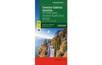 Straßenkarten Italien Trentino-Südtirol - Venetien, Straßenkarte 1:200.000, freytag & berndt KOMPASS freytag & berndt