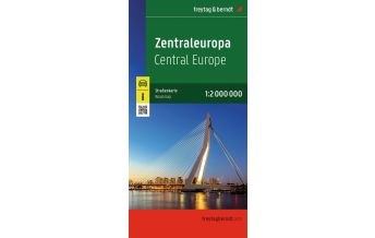 Reise Zentraleuropa, Straßenkarte 1:2 Mio., freytag & berndt KOMPASS freytag & berndt