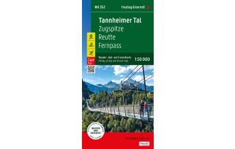 f&b Wanderkarten Tannheimer Tal, Wander-, Rad- und Freizeitkarte 1:50.000, freytag & berndt, WK 352 Freytag-Berndt und Artaria