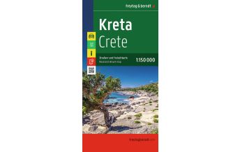 Straßenkarten Griechenland Kreta, Straßen- und Freizeitkarte 1:150.000, freytag & berndt KOMPASS freytag & berndt