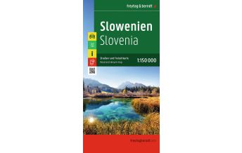 Road Maps Slovenia Slowenien, Straßen- und Freizeitkarte 1:150.000, freytag & berndt KOMPASS freytag & berndt