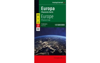 Straßenkarten Europa Europa physisch, Autokarte 1:3.500.000, freytag & berndt KOMPASS freytag & berndt